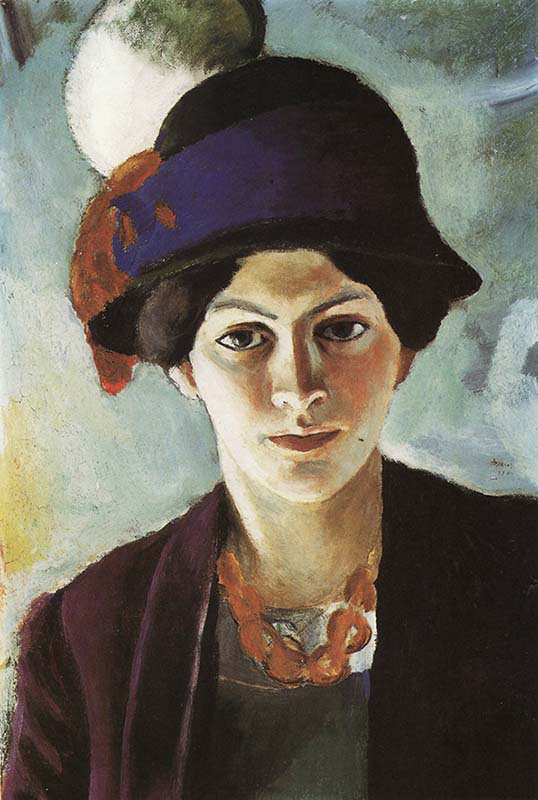 The Artist's Wife with Hat